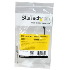 Startech Mini DisplayPort Macho a DisplayPort Hembra 0.2m - Adaptador