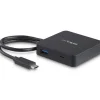 Startech Multipuertos USB-C con Red HDMI 4K y USB-A - Adaptador