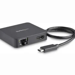 Startech Multipuertos USB-C con Red HDMI 4K y USB-A - Adaptador