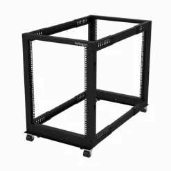 StarTech Rack de Marco Abierto de 15U 4 Columnas Ajustable de 22 a 40IN 1200lb - Rack de Marco