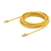 Startech RJ45 Cat.5e UTP Fast Ethernet POE 10m Amarillo - Cable Red