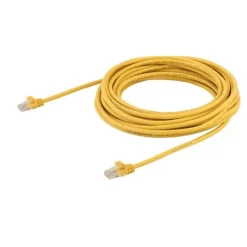 Startech RJ45 Cat.5e UTP Fast Ethernet POE 10m Amarillo - Cable Red
