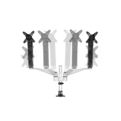 StarTech Soporte Para Dos Monitores Con Brazos Móviles / Apilable - Soporte Monitor