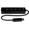 StarTech ST4300PBU3 USB 3 Super Speed 4Puertos Negro - Hub
