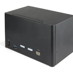 Startech Switch KVM 2 Puertos 4 Monitores DP 4K 60Hz