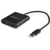 StarTech USB 3.0 a HDMI Doble 4K - Adaptador Gráfico