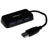 StarTech USB 3.0 Super Speed 4 Puertos Negro - Hub