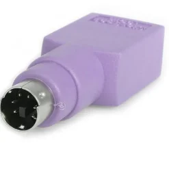 Startech USB a conector PS/2 PS2 MiniDIN - Hembra USB - Macho Mini-DIN - Adaptador Teclado