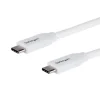 Startech USB-C a USB-C 2m Blanco - Cable USB