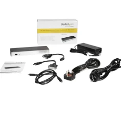 Startech USB-C Con MST Para Monitores Duales 5 Puertos USB 3.0 - Dock Station