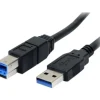 StarTech USB3SAB3MBK USB 3.0 Super Speed A Macho/B Macho 3m Negro - Cable USB