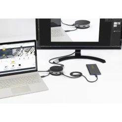 StarTech.com Adaptador Multipuerto USB C - USB 3.1 Gen 2 de 10Gbps Tipo C - Docking Station