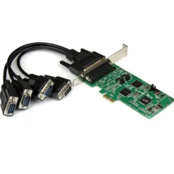 StarTech.com Adaptadora PCI Express PCIe 4 Puertos Serie - Tarjeta Adaptadora