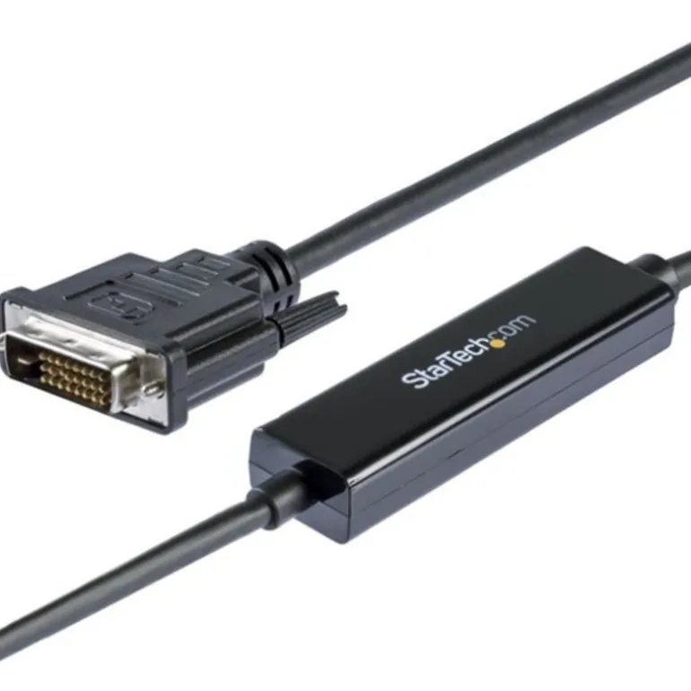 StarTech.com Cable USB-C a DVI 1920 x 1200 1m Negro - Adaptador