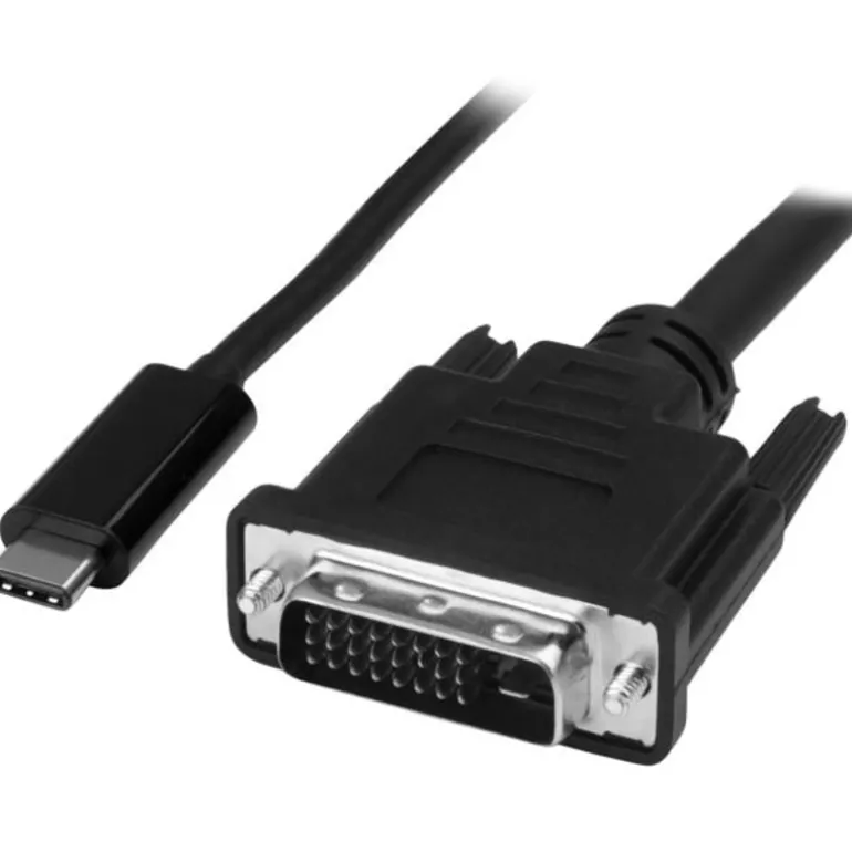 StarTech.com Cable USB-C a DVI 1920 x 1200 2m Negro - Adaptador