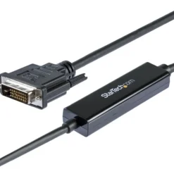 StarTech.com Cable USB-C a DVI 1920 x 1200 2m Negro - Adaptador