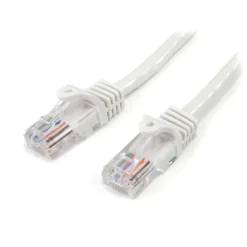 StarTech.com RJ45 Cat.5e UTP Fast Ethernet 1m Blanco - Cable Red