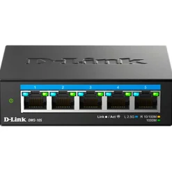 Switch D-Link DMS-105 5 Puertos RJ-45 2,5G Negro