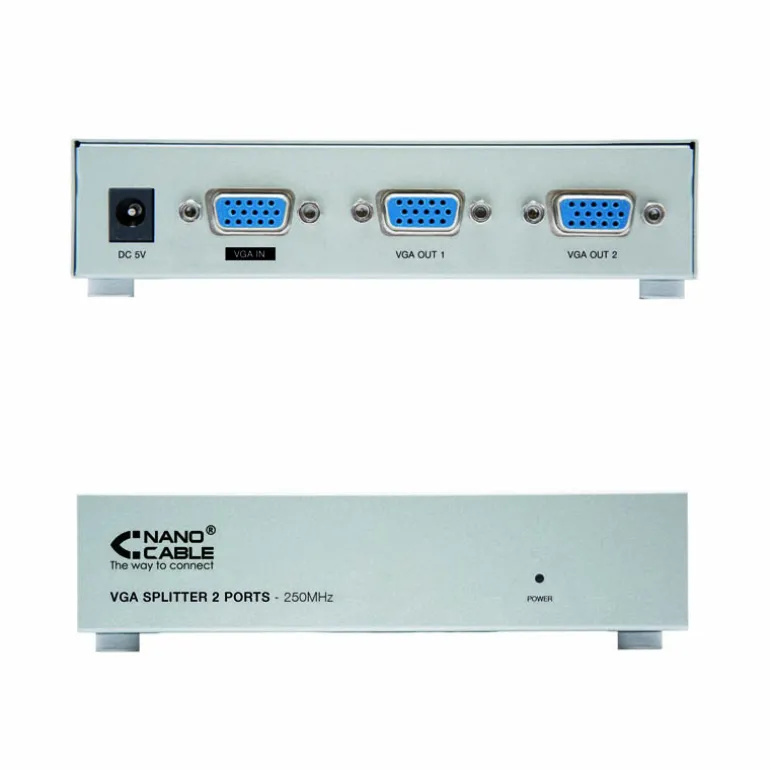 Switch KVM Nanocable 10.25.0002 SVGA 2 Monitores