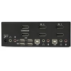 Switch KVM Switch Conmutador KVM de 2 Puertos DisplayPort 4K 60Hz
