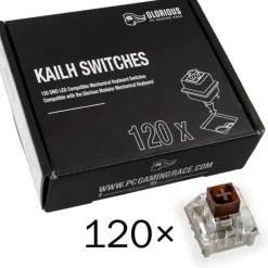 Switch Mecánico Glorious PC Gaming Race Pack 120 Switches Kailh Box Brown