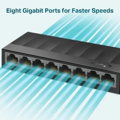 Switch TP-Link LS1008G 8 Puertos RJ-45 Gigabit