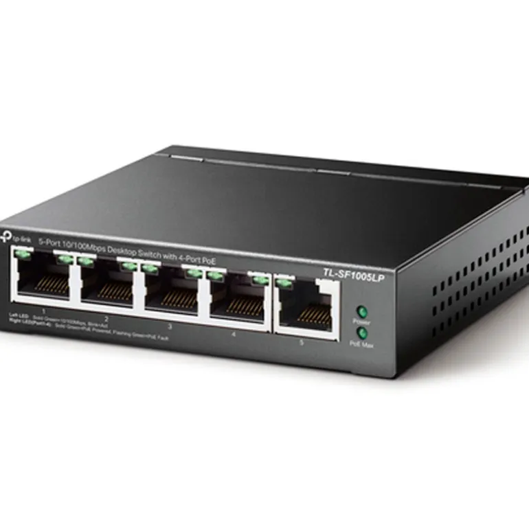 Switch TP-Link TL-SF1005LP De Escritorio 5 Puertos 10/100Mbps A PoE 4 Puertos