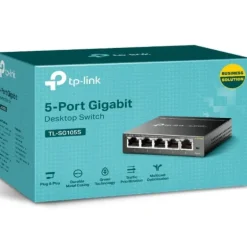 Switch TP-Link TL-SG105S 5 Puertos RJ-45 Gigabit