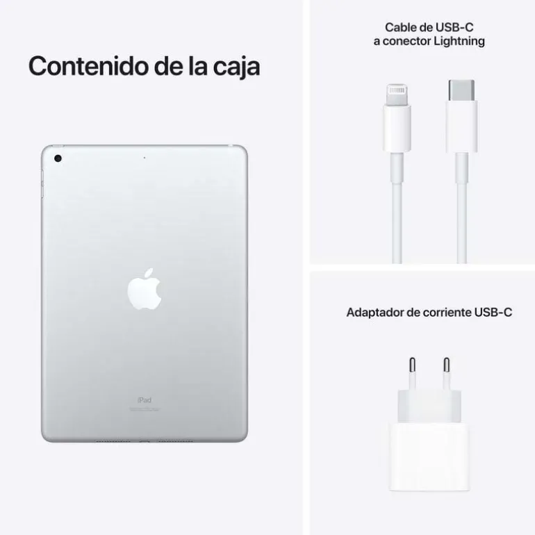 Tablet Apple iPad 2021 10.2" 4GB 64GB Wi-Fi Plata