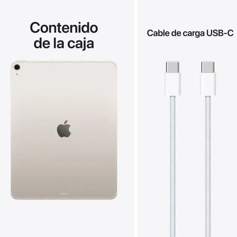 Tablet Apple iPad Air 2026 13" M4 12GB 1TB Wi-Fi Blanco Estrella