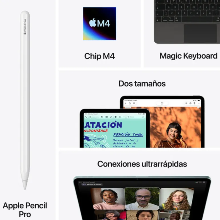 Tablet Apple iPad Air 2026 11" M4 12GB 1TB Wi-Fi Azul