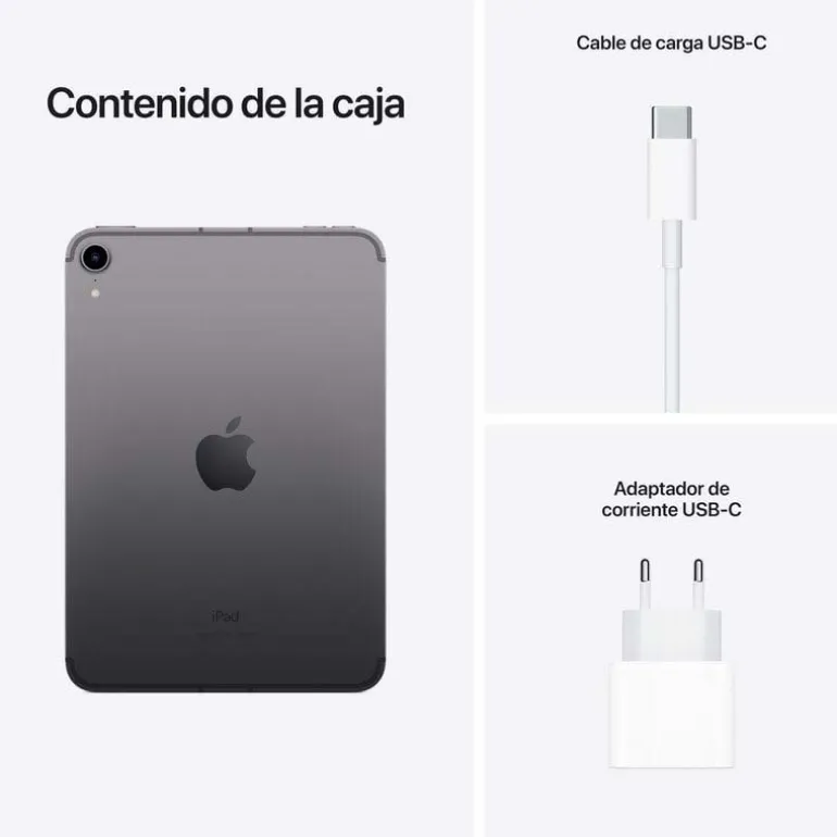 Tablet Apple iPad Mini 2021 8.3" 256GB Wi-Fi Gris Espacial