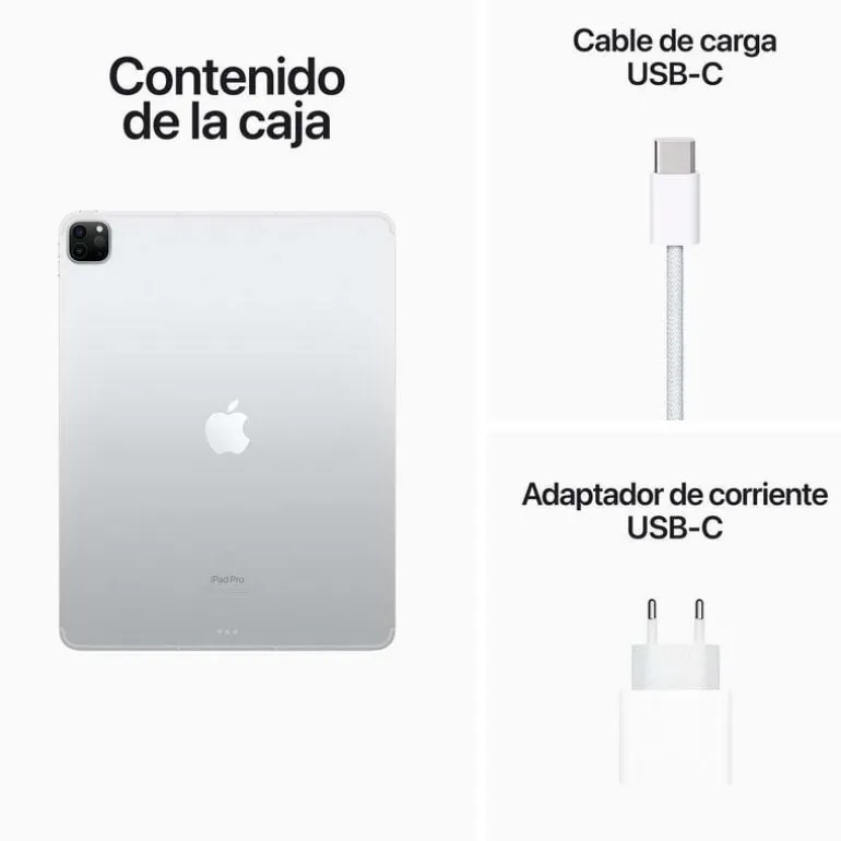 Tablet Apple iPad Pro 2022 12.9" M2 16GB 1TB Wi-Fi + Cellular Plata