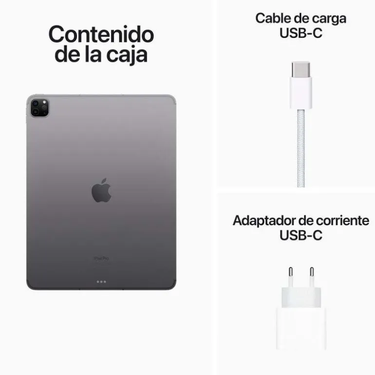 Tablet Apple iPad Pro 2022 12.9" M2 8GB 128GB Wi-Fi + Cellular Gris Espacial