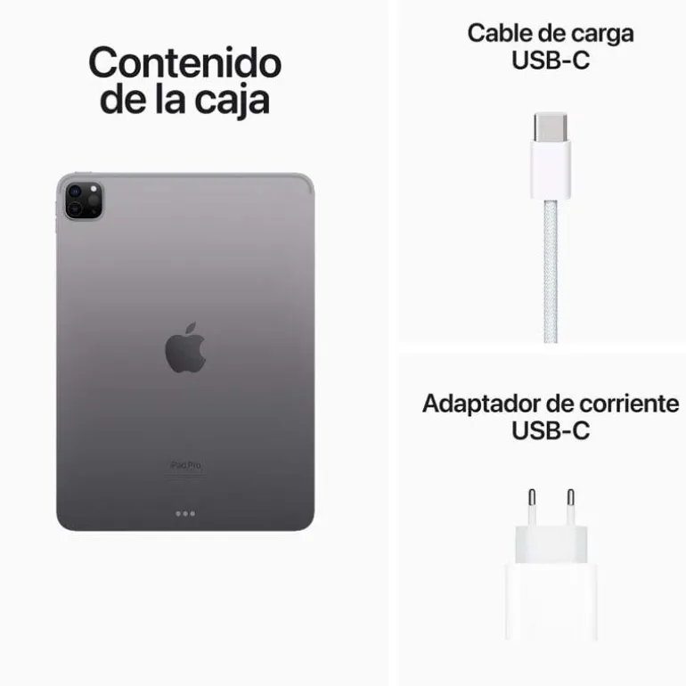 Tablet Apple iPad Pro 2022 11" M2 8GB 512GB Wi-Fi Gris Espacial