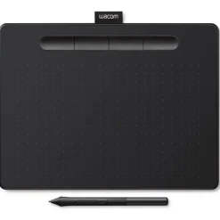 Tableta Digital Wacom Intuos Medium Con Lápiz Wacom 4K USB Negra