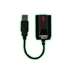 Tarjeta de Sonido Keep Out HXADAP Gaming 7.1 USB