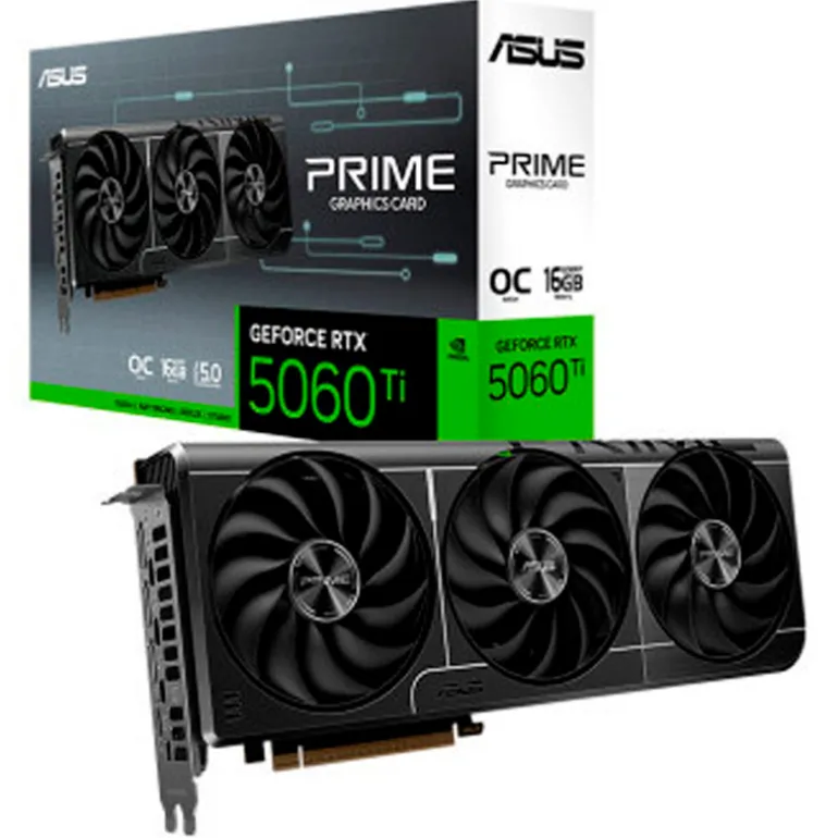 Tarjeta Gráfica Asus Prime GeForce RTX 5060 Ti 16GB OC GDDR7 DLSS4