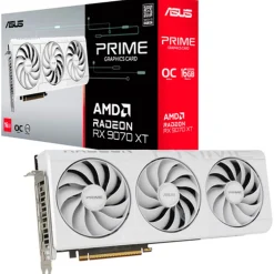 Tarjeta Gráfica Asus Prime Radeon RX 9070 XT White Edition OC 16GB GDDR6
