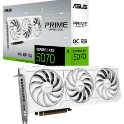 Tarjeta Gráfica Asus Prime GeForce RTX 5070 OC White 12GB GDDR7 DLSS4