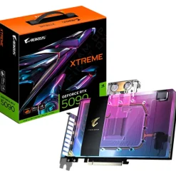 Tarjeta Gráfica Gigabyte AORUS GeForce RTX 5090 Xtreme WaterForce WB 32GB GDDR7 DLSS4