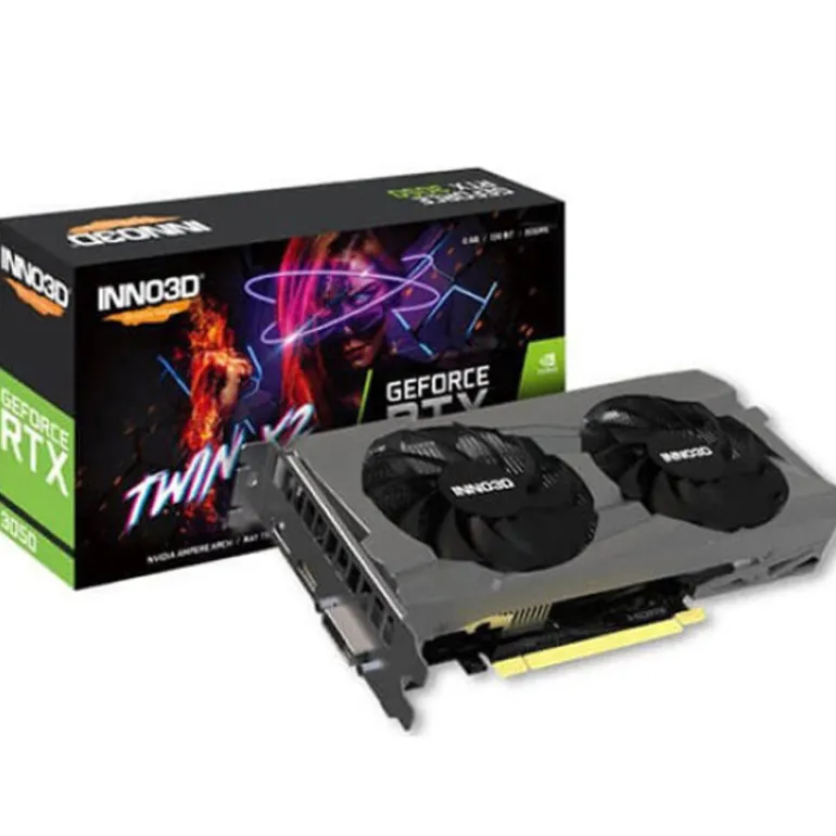 Tarjeta Gráfica INNO3D GeForce RTX 3050 6GB TWIN X2 V2 6GB GDDR6