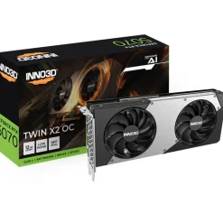 Tarjeta Gráfica INNO3D GeForce RTX 5070 TWIN X2 OC 12GB GDDR7 DLSS4