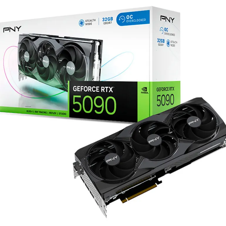 Tarjeta Gráfica PNY GeForce RTX 5090 OC 32GB GDDR7 DLSS4