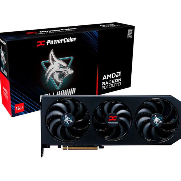 Tarjeta Gráfica PowerColor Hellhound AMD Radeon RX 9070 OC 16GB GDDR6