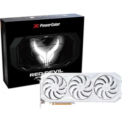 Tarjeta Gráfica Powercolor Red Devil Spectral White AMD Radeon RX 9070 XT OC 16GB GDDR6