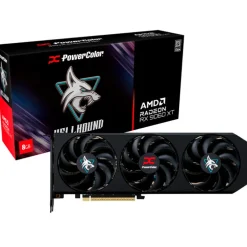 Tarjeta Gráfica Powercolor Hellhound AMD Radeon RX 9060 XT OC 8GB GDDR6