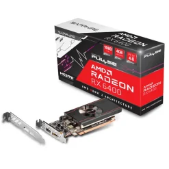 Tarjeta Gráfica Sapphire Pulse AMD Radeon RX 6400 Gaming 4GB GDDR6