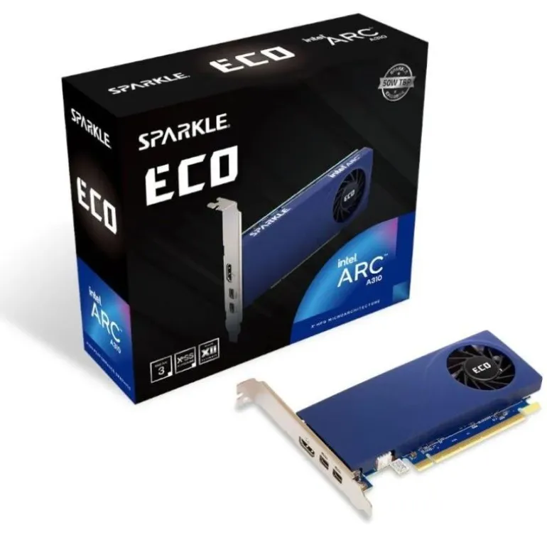Tarjeta Gráfica Sparkle Eco Intel Arc A310 4 GB GDDR6