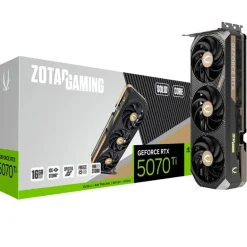 Tarjeta Gráfica Zotac Gaming GeForce RTX 5070 Ti SOLID CORE 16GB GDDR7 DLSS4